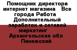 Помощник директора интернет-магазина - Все города Работа » Дополнительный заработок и сетевой маркетинг   . Архангельская обл.,Пинежский 